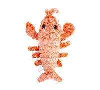 beautyhe Jouet Chien Peluche Chargement USB pour Le Nettoyage des Dents Jouet pour Chien Homard Sautant De Simulation ÉLectrique pour Petits Et Moyens Grand Chiens