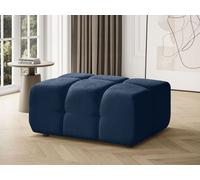 BEAUTYSOFA BONA chaise 95cm - élégant, grand et confortable pouf - bleu (Raven 86)