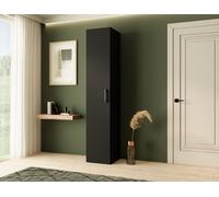 BEAUTYSOFA Petite armoire MARGARET IV 40cm - armoire pour couloir et antichambre - couleur : noir