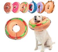BEAUTYZOO Collier de Cône pour Chien Alternative après Chirurgie pour Chiens de Grande, Moyenne et Petite Taille, Collier de Cône Souple et Gonflable pour Chiens et Chats, Collier de Cou en Donut pour