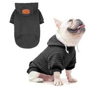 BEAUTYZOO Sweat à Capuche pour Chiens de Petite, Moyenne et Grande Taille, vêtements d'hiver Chauds pour Chiot, Chiens de Taille S, M, Fille et garçon, Chandail à Capuche avec Poche, pour Bouledogue,