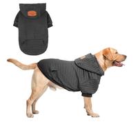BEAUTYZOO Sweat à capuche pour chiens de petite, moyenne et grande taille, vêtements d'hiver chauds pour chiot, chiens de taille S, M, fille et garçon, chandail à capuche avec poche, pour bouledogue,