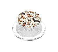 Beaux Chiens Wiener Chiens Mignons saucisses Teckel PopSockets PopGrip pour MagSafe