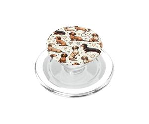 Beaux Chiens Wiener Chiens Mignons saucisses Teckel PopSockets PopGrip pour MagSafe