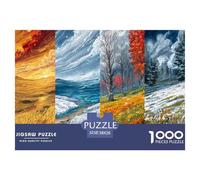 Beaux paysages Puzzle Adulte 1000 Pièces Beaux paysages De Qualité Supérieure : Le Défi Éducatif du Puzzle - Idéal pour Un Public Diversifié 14+ 38x26cm/1000pcs