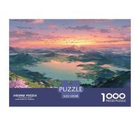 Beaux paysages Puzzle Adulte 1000 Pièces Beaux paysages L'Excellence dans Les Défis De Puzzle - pour Une Large Audience : Homme, Femme, Adulte, Enfant Dès 14 Ans 52x38cm/1000pcs