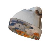 Beaux Pylons in The Distance Printed Adult Knit Hat Winter Knit Hat Suitable for wearing in Cold Seasons Warm and Comfortable Black