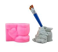 Beaux vases et moules en argile pour pots de fleurs nains délicats en silicone époxy