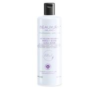 Beauxury Milano 500 ML Shampooing Reconstructeur Anti-Jaune à la Bave d'Escargot pour Cheveux Blonds Abîmés - Action Réparatrice, Dommages de Décoloration