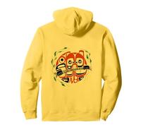 Beaver - Design influencé par Les autochtones de la côte du Nord-Ouest Sweat à Capuche