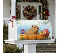 Beaver Housses magnétiques pour boîte aux lettres de Noël Motif bateau Bleu 53,3 x 64,9 cm