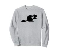 Beaver - Love Animal Forest Water River Logs Zoo Zoologist Sweatshirt
