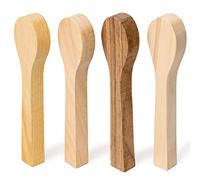 BeaverCraft BB2 Ébauche de cuillère en tilleul - Kit de sculpture du bois non fini - Bloc de tilleul pour taillage, artisanat et travail du bois, parfait pour la sculpture de cuillères