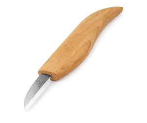 BeaverCraft Couteau à découper C2 16cm Couteau à tailler pour sculpter finement le bois et couteau à bois d'usage général