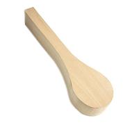 BeaverCraft Cuillère à découper en bois de tilleul vierge B1 25,4 x 5,1 x 3,6 cm Sculpture sur bois de qualité supérieure pour débutants et enfants