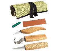 Beavercraft Ensemble Amélioré de Sculpture de Cuillères (3 couteaux en rouleau + accessoires) S17
