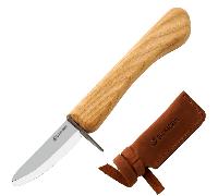 Beavercraft Petit Couteau de Sculpture pour enfants avec étui en cuir C1kid