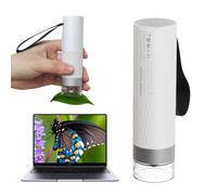 BEAVERLAB Microscope de Poche WiFi pour débutants 50X-1000X Microscope Portable sans Fil, USB Microscope avec 8 lumières LED réglables, Microscope Portable pour iPhone Android iPad Ordinateur