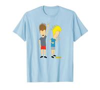 Beavis and Butt-Head Color Rock Out T-Shirt, Homme, Bleu Céleste, S