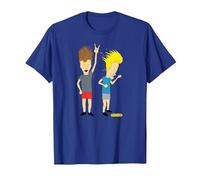 Beavis and Butt-Head Color Rock Out T-Shirt, Homme, Bleu Royal, 3XL