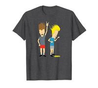 Beavis and Butt-Head Color Rock Out T-Shirt, Homme, Chiné Foncé, 5XL