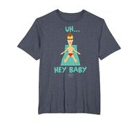 Beavis and Butt-Head Come to Butt-Head T-Shirt, Homme Grandes Tailles, Bleu Chiné, 3X Tall