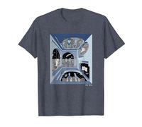 Beavis and Butt-Head Escher Style T-Shirt, Homme, Bleu Chiné, 5XL