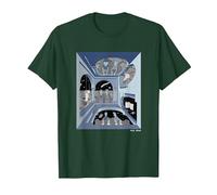 Beavis and Butt-Head Escher Style T-Shirt, Homme, Vert Forêt, M