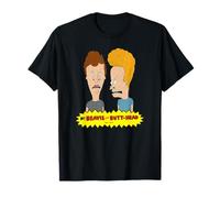 Beavis and Butt-Head Faces Graphic T-Shirt