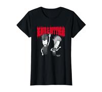 Beavis and Butt-Head Heavy Metal Headbangers Funny Cartoon T-Shirt, Femme, Noir, M