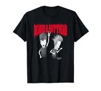 Beavis and Butt-Head Heavy Metal Headbangers Funny Cartoon T-Shirt, Homme, Noir, XL