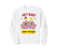 Beavis and Butt-Head Hey Baby Sofa Scene Funny Cartoon Sweatshirt