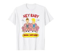 Beavis and Butt-Head Hey Baby Sofa Scene Funny Cartoon T-Shirt