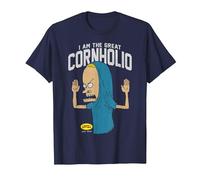 Beavis and Butt-Head I Am The Great Cornholio T-Shirt, Homme, Bleu Marine, 6XL