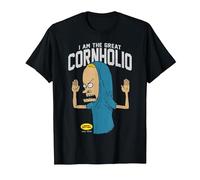 Beavis and Butt-Head I Am the Great Cornholio T-Shirt, Homme, Noir, XL