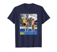 Beavis and Butt-Head Lounging By The Pool Portrait T-Shirt