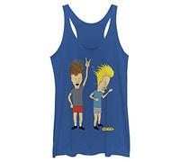 Beavis and Butthead Rock Out Chemise, Royal Blue Heather, S Femme