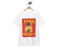 Beavis and Butthead Tshirt Retro Cartoon TV Series Comedy Unisex This Rocks Black M