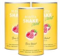 BEAVITA Shake minceur, Framboise - Yaourt Poudre 3x572 g