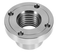 Beavorty 1 Adaptateur pour Mandrin de 2 Pouces Plateau 1-8 Acier Massif Prise Usinage Précis pour Tours à Bois Professionnels et Amateurs