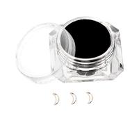 Beavorty 1 Boîte gemmes de strass dents décor de strass décor de bijoux de dent ornement de strass de dent décors de manucure Alliage de zinc Doré