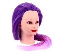 Beavorty 1 Ensemble Modèle De Tête Mannequin Pour Maquette Tête De Cosmétologie Mannequin Tête De Pratique Des Cheveux Tête De Poupée à Coiffer Fil Haute Température