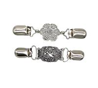 Beavorty 1 Jeu Clip De Scarf Vintage Broche De Vêtement Pour Écharpe Et Châle Accessoire De Mode Pratique Et Créatif Pour Femmes Et 2 Pièces