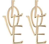 Beavorty 1 Paire Boucles Oreilles Pendantes Love Or Parfaites pour Élégantes et pour Toutes Occasions