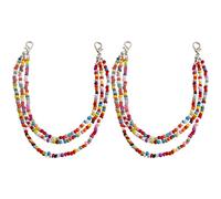 Beavorty 1 Paire Chaînes de Chaussures Perles Multicolores pour Femmes Accessoires à Couches pour Baskets Élégantes et Légères Parfaites pour Toutes Occasions