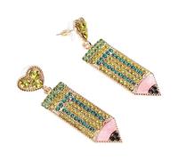 Beavorty 1 Paire De Boucles D'Oreilles Pour Femmes Boucles D'Oreilles Crayon Boucles D'Oreilles Pour Adolescentes Boucles D'Oreilles Pendantes Pour Femmes Boucles