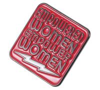 Beavorty 1 Pièce broche féministe Broche délicate Décoration de vêtements épingle à femme Broche créative broche de tenue de soirée épingle à linge polyvalente alliage rouge