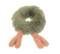 Beavorty 1 Pièce Élastique à cheveux en peluche Antler hairpin barrettes hair pin hair topper hair bow paon Goth bijoux Noël rubans décor d'attaches de cheveux coiffe en bois de cerf Green