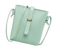Beavorty 1 Pièce Sac Bandoulière Femme PU Sac à Simple et Élégant Corde Ajustable pour Shopping et Couleur Verte
