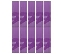 Beavorty 10 Pièces Bandes Magnétiques Effaçables à Sec, Pourpre | Format Quatre Lignes Trois Espaces, pour Tableau Blanc et Surface Métallique, Plastique Réutilisable ilingue